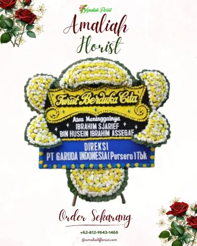 Papan Bunga Duka di Tegalroso