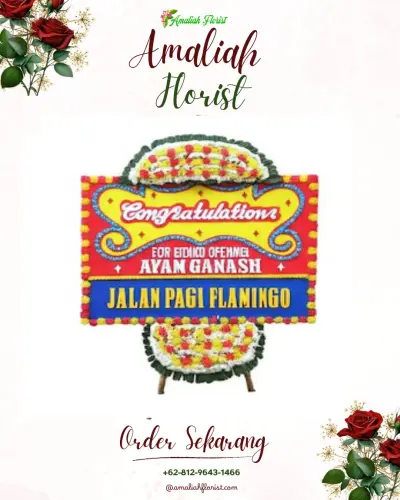 Bunga Papan Congratulation di Tegalroso
